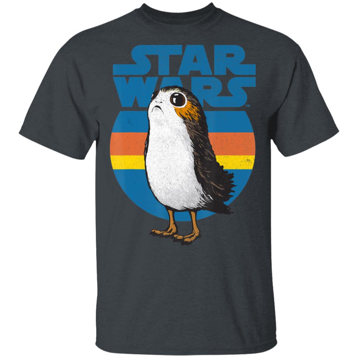 Star Wars Last Jedi Porg Retro Stripes Shirt Hoodie LS