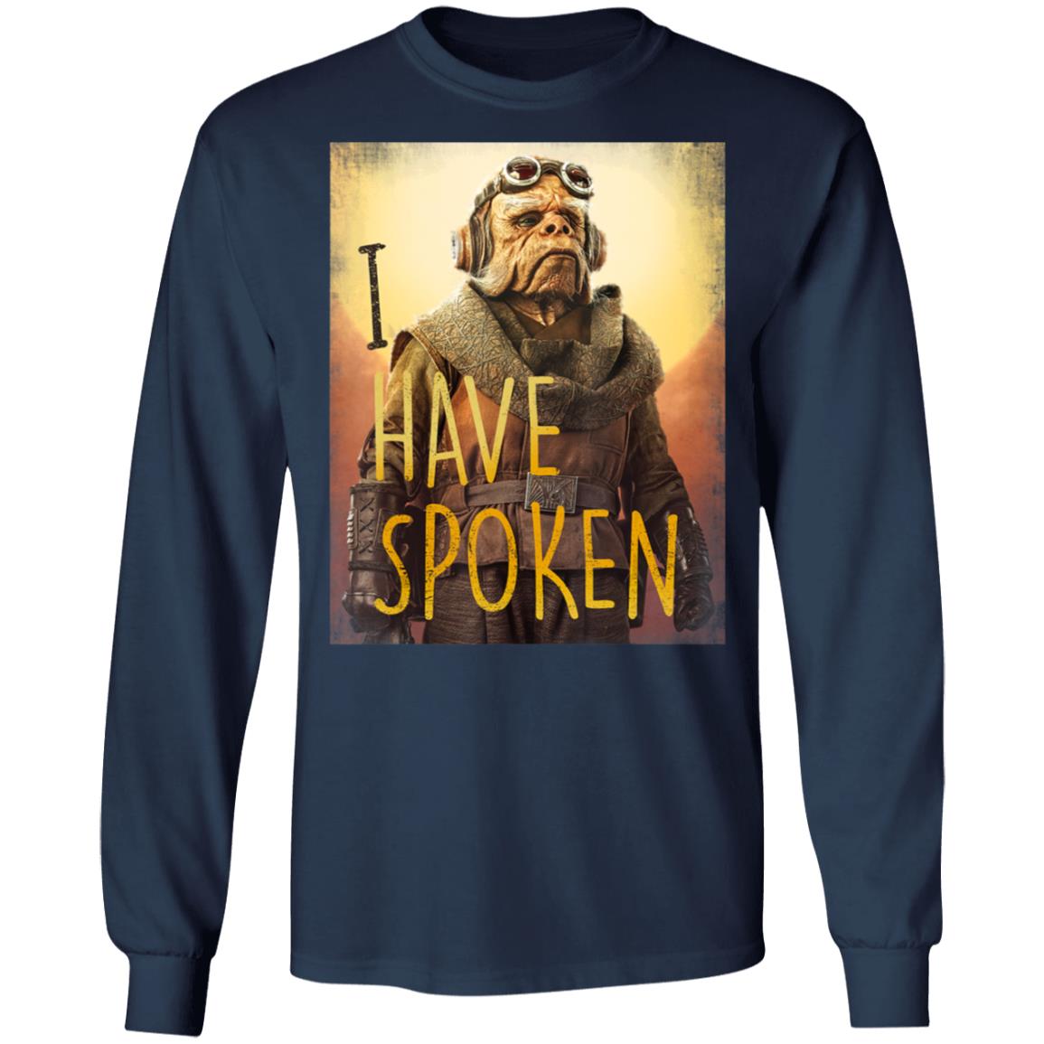 Star Wars The Mandalorian T-Shirt Kuiil I Have Spoken Long Sleeve Star Wars The Mandalorian T-Shirt Kuiil I Have Spoken Long Sleeve