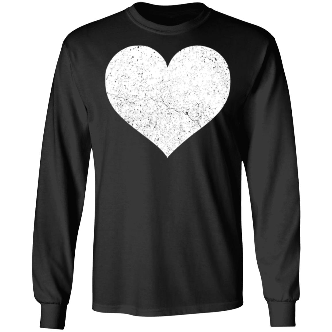 Heart Valentines Day T-Shirt Long Sleeve Heart Valentines Day T-Shirt Long Sleeve