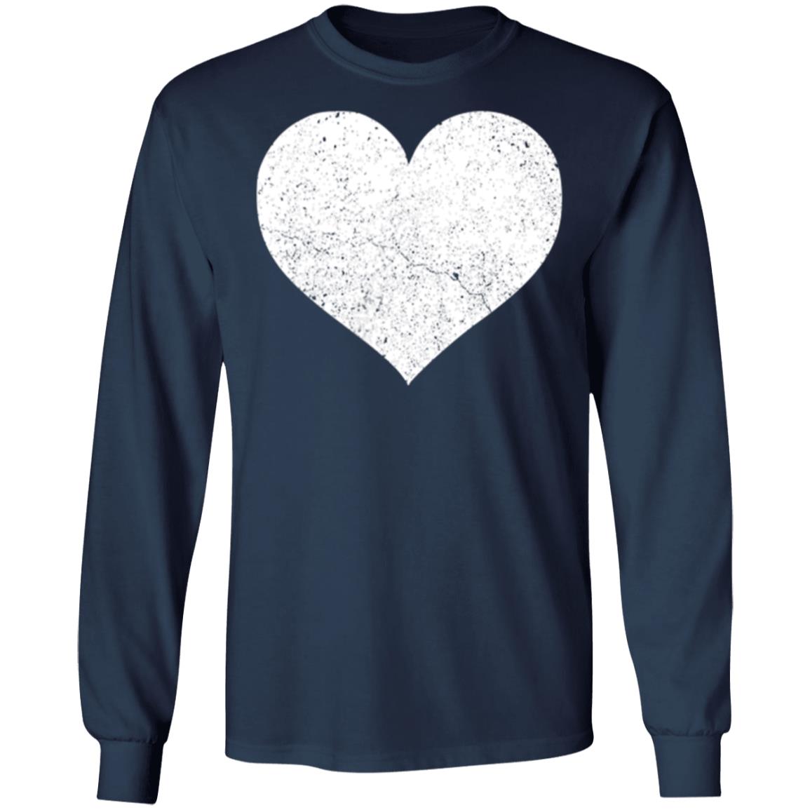 Heart Valentines Day T-Shirt Long Sleeve Heart Valentines Day T-Shirt Long Sleeve