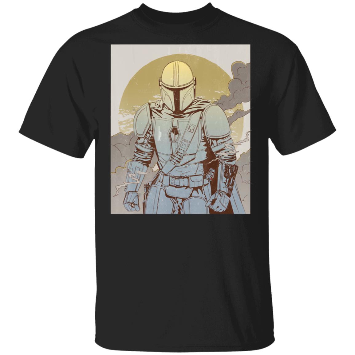 Line Art Poster T-Shirt Star Wars The Mandalorian Hoodie