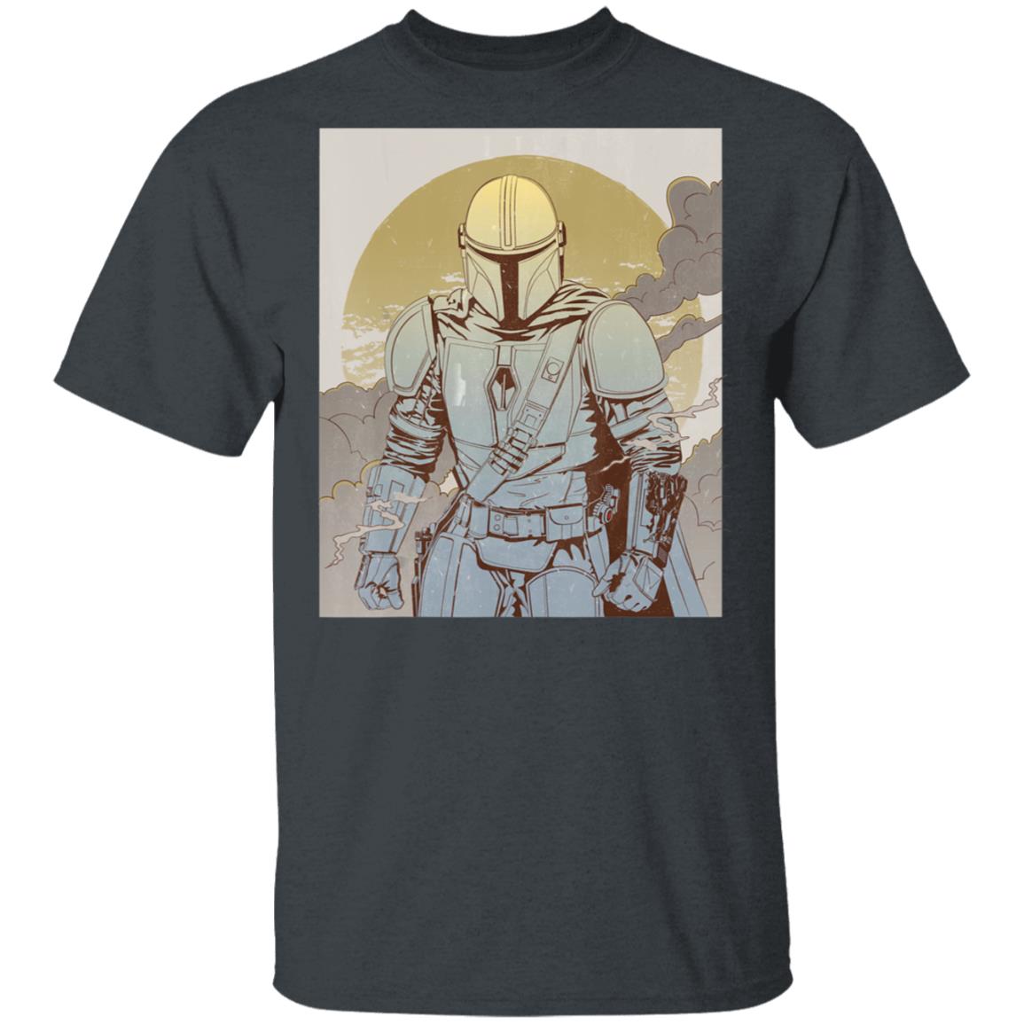 Line Art Poster T-Shirt Star Wars The Mandalorian Hoodie