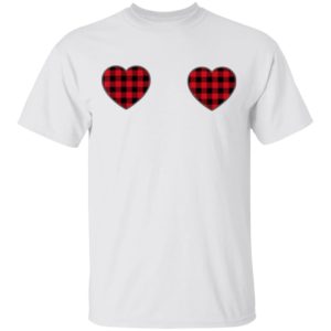 Heart Valentines Day Buffalo Plaid T-Shirt Heart Valentines Day Buffalo Plaid T-Shirt
