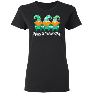 3 Cute Irish Gnomes Leprechauns Happy St. Patricks Day Shirt, Long Sleeve