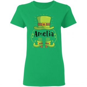 Amelia St Patricks Day Hats T-Shirt, Long Sleeve