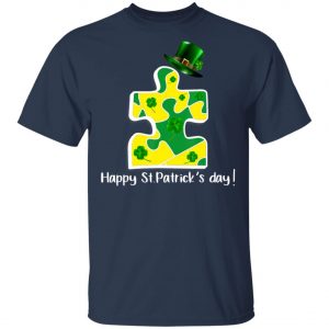 Autism Piece Leprechaun Saint Patricks Day Shirt, Long Sleeve