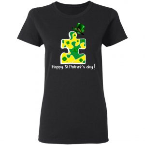 Autism Piece Leprechaun Saint Patricks Day Shirt, Long Sleeve