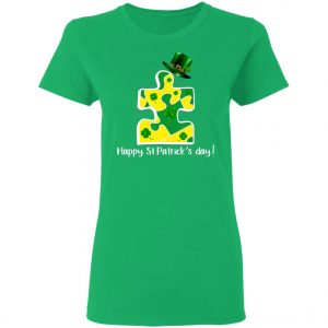Autism Piece Leprechaun Saint Patricks Day Shirt, Long Sleeve