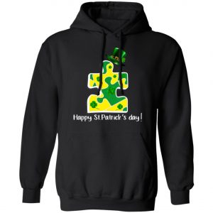 Autism Piece Leprechaun Saint Patricks Day Shirt, Long Sleeve