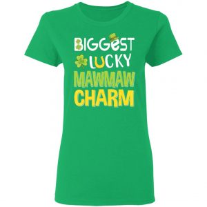 Biggest-Lucky Mawmaw Charm Saint Patricks Day T-Shirt, Long Sleeve