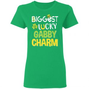 Biggest-Lucky Gabby Charm Saint Patricks Day T-Shirt, Long Sleeve