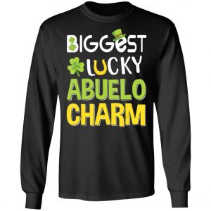 Biggest-Lucky Abuelo Charm Saint Patricks Day T-Shirt, Bella