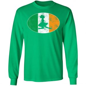 Beautiful Irish Flag Mixed Ballet Girl Saint Patrick Day T-Shirt, Bella