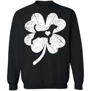 Beagle In Shamrock Clover Saint Patricks Day Irish Shirt, Bella