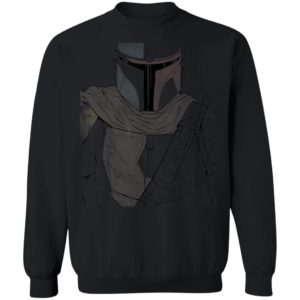 Star Wars The Mandalorian Muted Warrior T-Shirt Hoodie LS