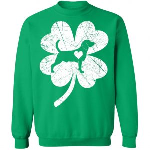 Beagle In Shamrock Clover Saint Patricks Day Irish Shirt, Bella