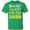 Biggest-Lucky Papa Charm Saint Patricks Day T-Shirt, Bella