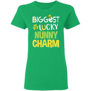 Biggest-Lucky Nunny Charm Saint Patricks Day T-Shirt, Bella