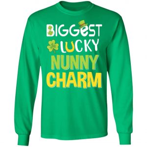 Biggest-Lucky Nunny Charm Saint Patricks Day T-Shirt, Bella