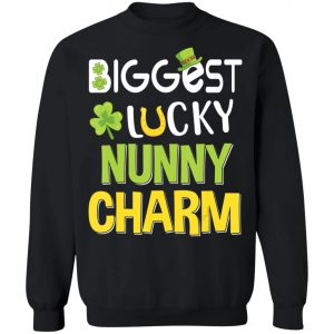 Biggest-Lucky Nunny Charm Saint Patricks Day T-Shirt, Bella