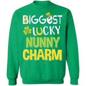 Biggest-Lucky Nunny Charm Saint Patricks Day T-Shirt, Bella