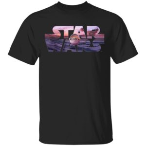 Baby Yoda Shirt Star Wars The Mandalorian Razor Crest Floating Pod