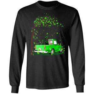 Black Labrador Butterflies Balloons Truck St Patrick’s Day T-Shirt, LS Black Labrador Butterflies Balloons Truck St Patrick’s Day T-Shirt, LS