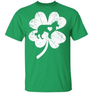 Border Collie In Shamrock Clover St Patricks Day Irish T-Shirt, Long Sleeve Border Collie In Shamrock Clover St Patricks Day Irish T-Shirt, Long Sleeve