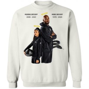 Rip Black mamba and Gigi Bryant T-shirt premium, Long Sleeve