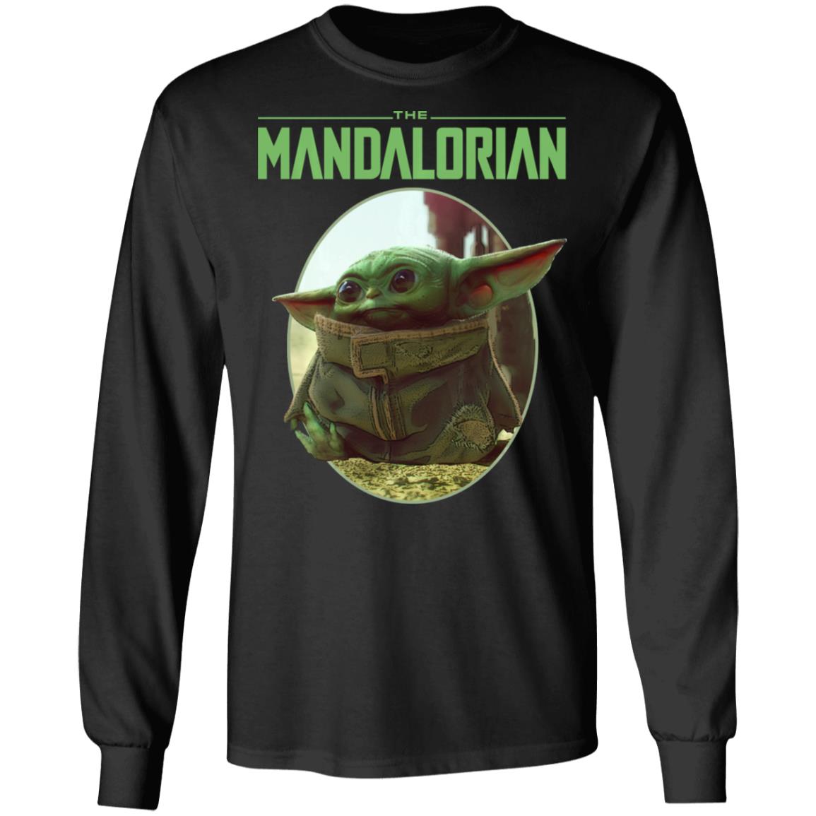 Baby Yoda Shirt Star Wars The Mandalorian The Child Circle Long Sleeve Baby Yoda Shirt Star Wars The Mandalorian The Child Circle Long Sleeve