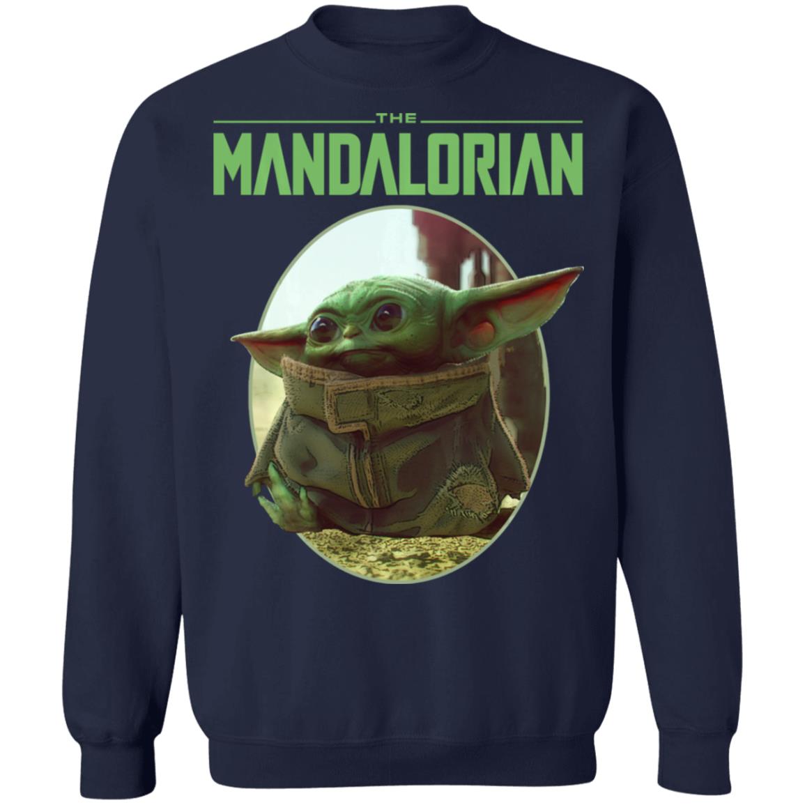 Baby Yoda Shirt Star Wars The Mandalorian The Child Circle Long Sleeve Baby Yoda Shirt Star Wars The Mandalorian The Child Circle Long Sleeve