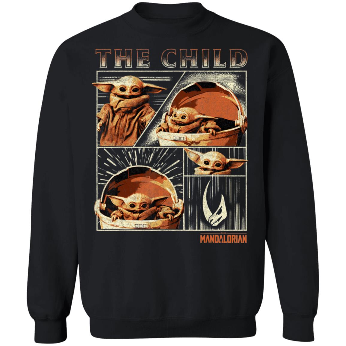 Baby Yoda T- Shirt Star Wars The Mandalorian The Child Collage Hoodie Baby Yoda T- Shirt Star Wars The Mandalorian The Child Collage Hoodie
