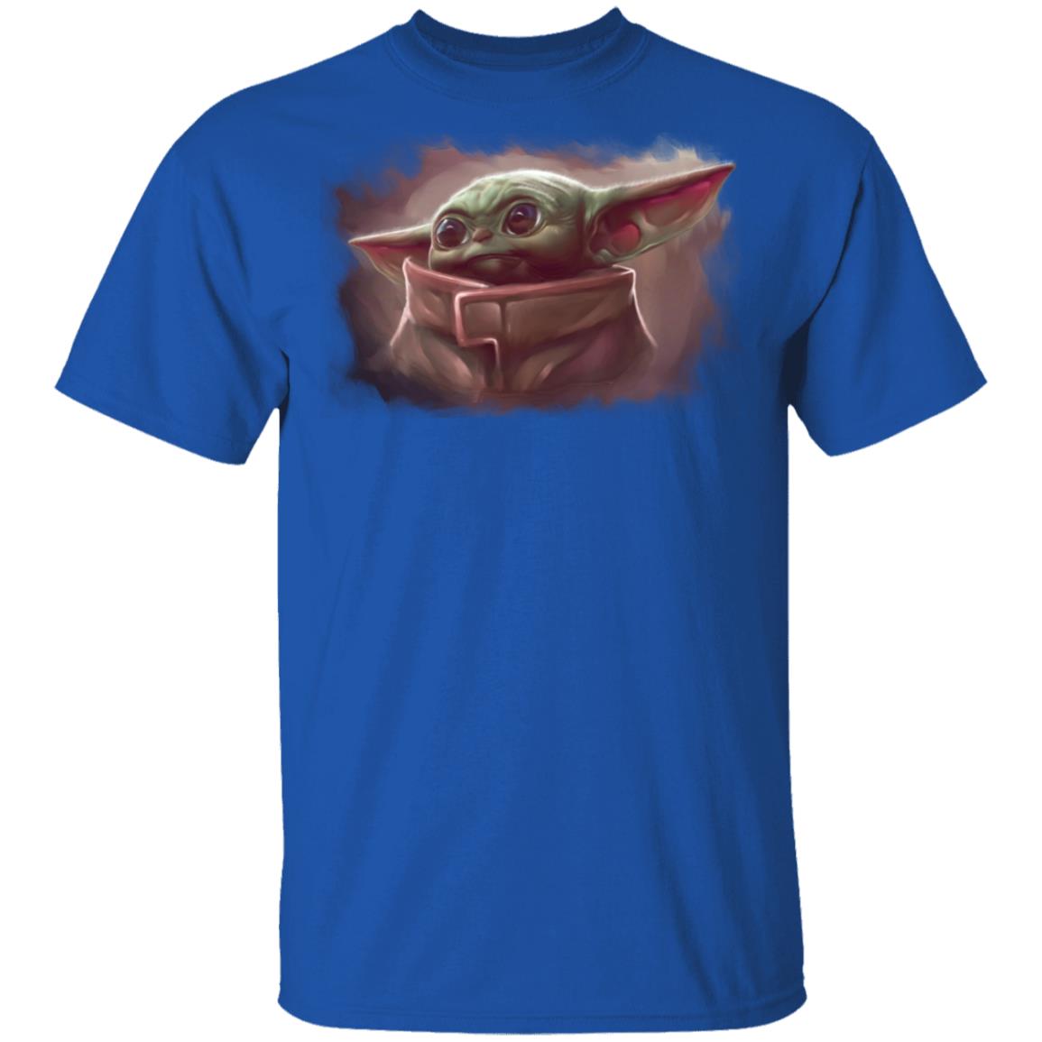 Baby Yoda Shirt Star Wars The Mandalorian The Child Cute Painted Portrait Long Sleeve Baby Yoda Shirt Star Wars The Mandalorian The Child Cute Painted Portrait Long Sleeve