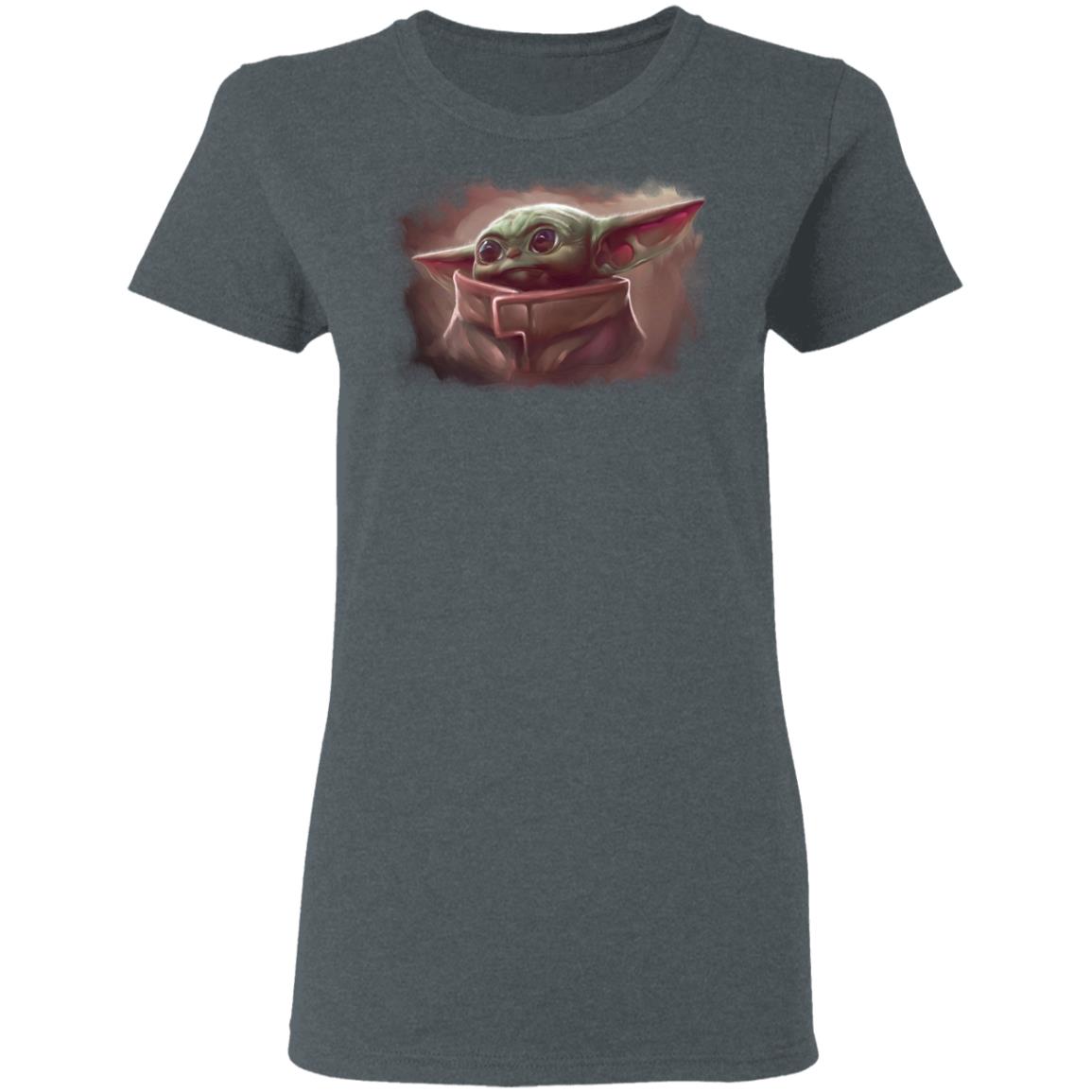 Baby Yoda Shirt Star Wars The Mandalorian The Child Cute Painted Portrait Long Sleeve Baby Yoda Shirt Star Wars The Mandalorian The Child Cute Painted Portrait Long Sleeve