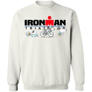 Snoopy Ironman Triathlon World Triathlon Shirt Hoodie Long Sleeve