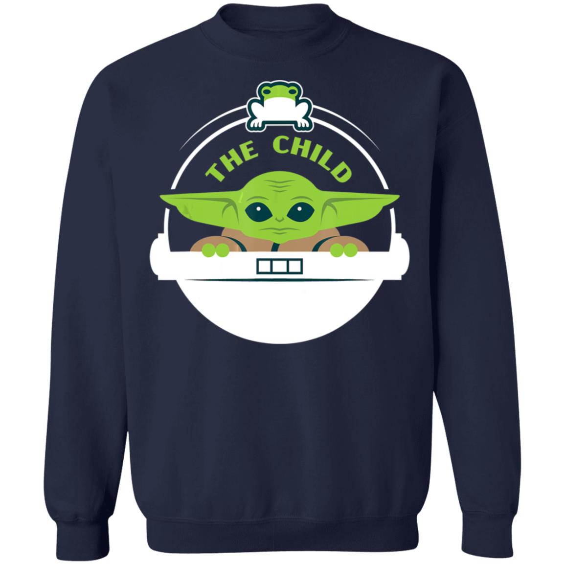 Baby Yoda Shirt Star Wars The Mandalorian The Child Floating Pod Frog Snack Long Sleeve Baby Yoda Shirt Star Wars The Mandalorian The Child Floating Pod Frog Snack Long Sleeve