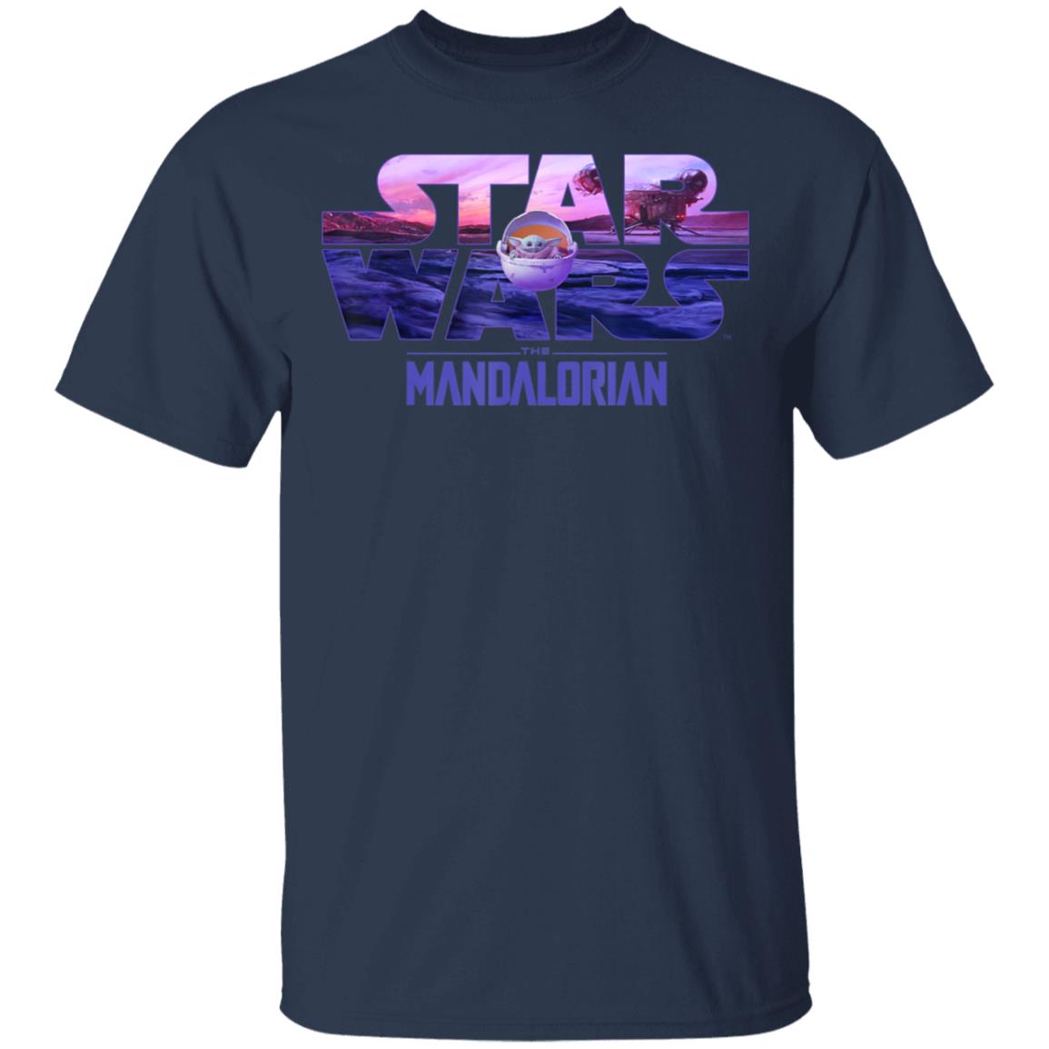 Baby Yoda T-Shirt Star Wars The Mandalorian The Child Long Sleeve Baby Yoda T-Shirt Star Wars The Mandalorian The Child Long Sleeve