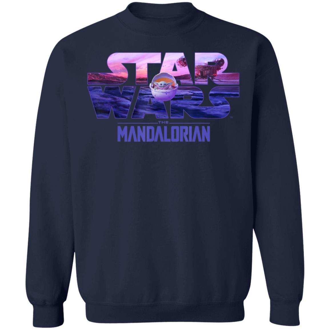 Baby Yoda T-Shirt Star Wars The Mandalorian The Child Long Sleeve Baby Yoda T-Shirt Star Wars The Mandalorian The Child Long Sleeve