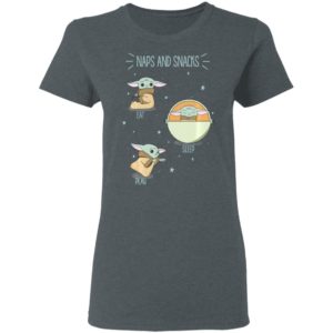 Star Wars The Mandalorian The Child Naps And Snacks Baby Yoda Long Sleeve T-Shirt