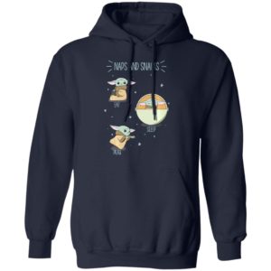 Star Wars The Mandalorian The Child Naps And Snacks Baby Yoda Long Sleeve T-Shirt