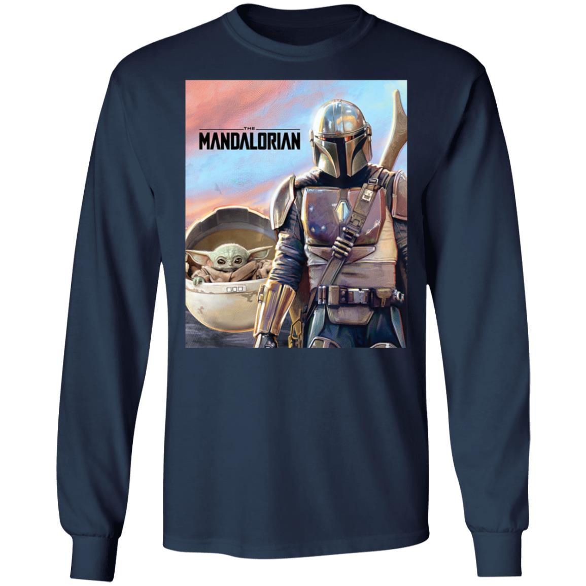 Star Wars The Mandalorian The Child Baby Yoda Shirt Hoodie LS Star Wars The Mandalorian The Child Baby Yoda Shirt Hoodie LS