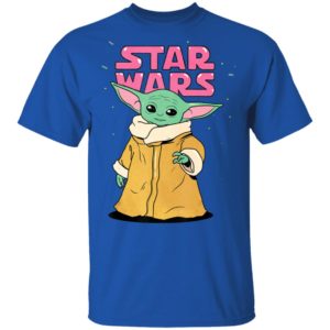 Star Wars The Mandalorian The Child Pink Bubble Letters Baby Yoda Shirt Hoodie