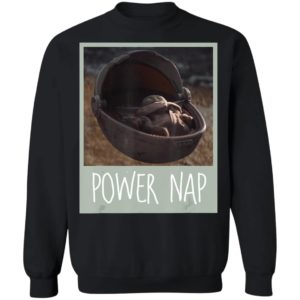 Baby Yoda Star Wars The Mandalorian The Child Power Nap Shirt Hoodie