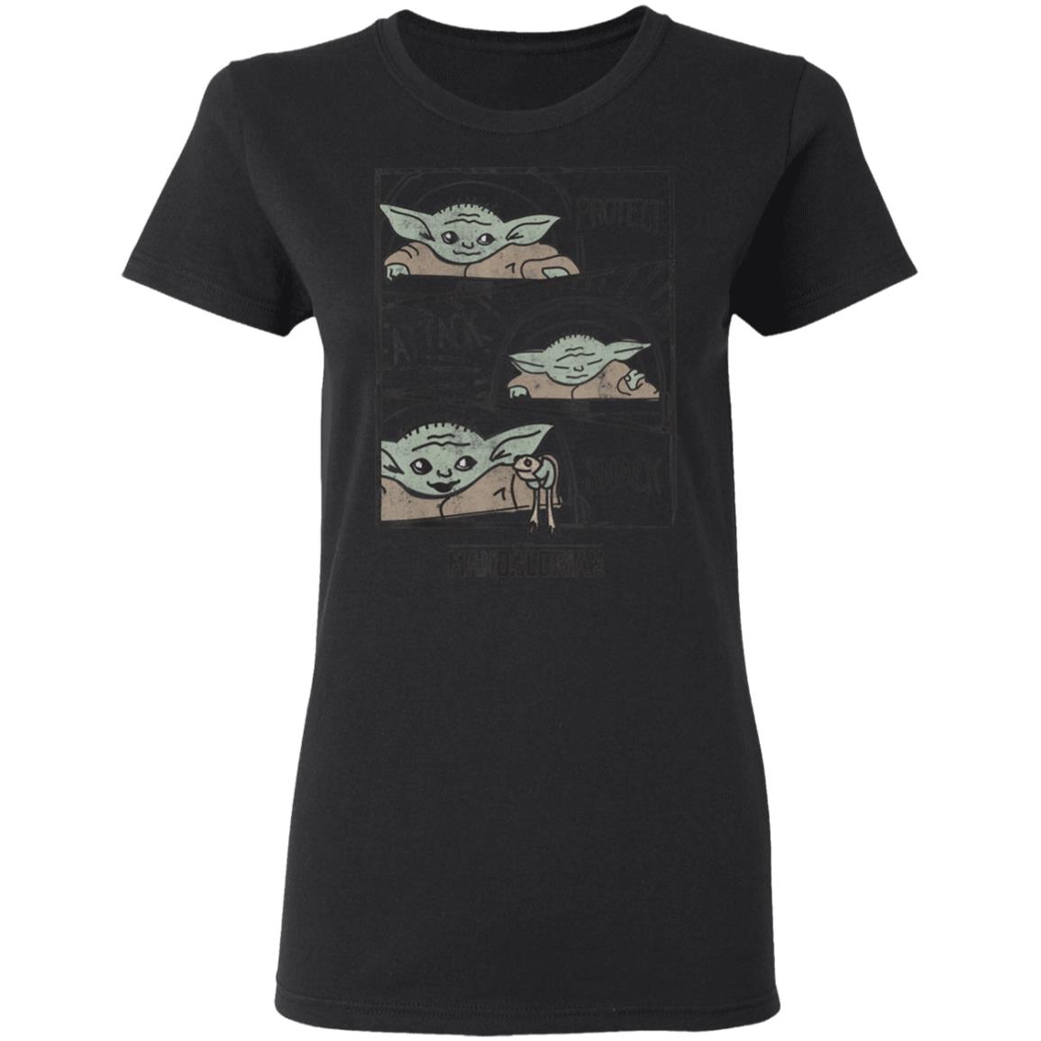 Star Wars The Mandalorian The Child Baby Yoda Protect Attack Snack Shirt Hoodie Star Wars The Mandalorian The Child Baby Yoda Protect Attack Snack Shirt Hoodie