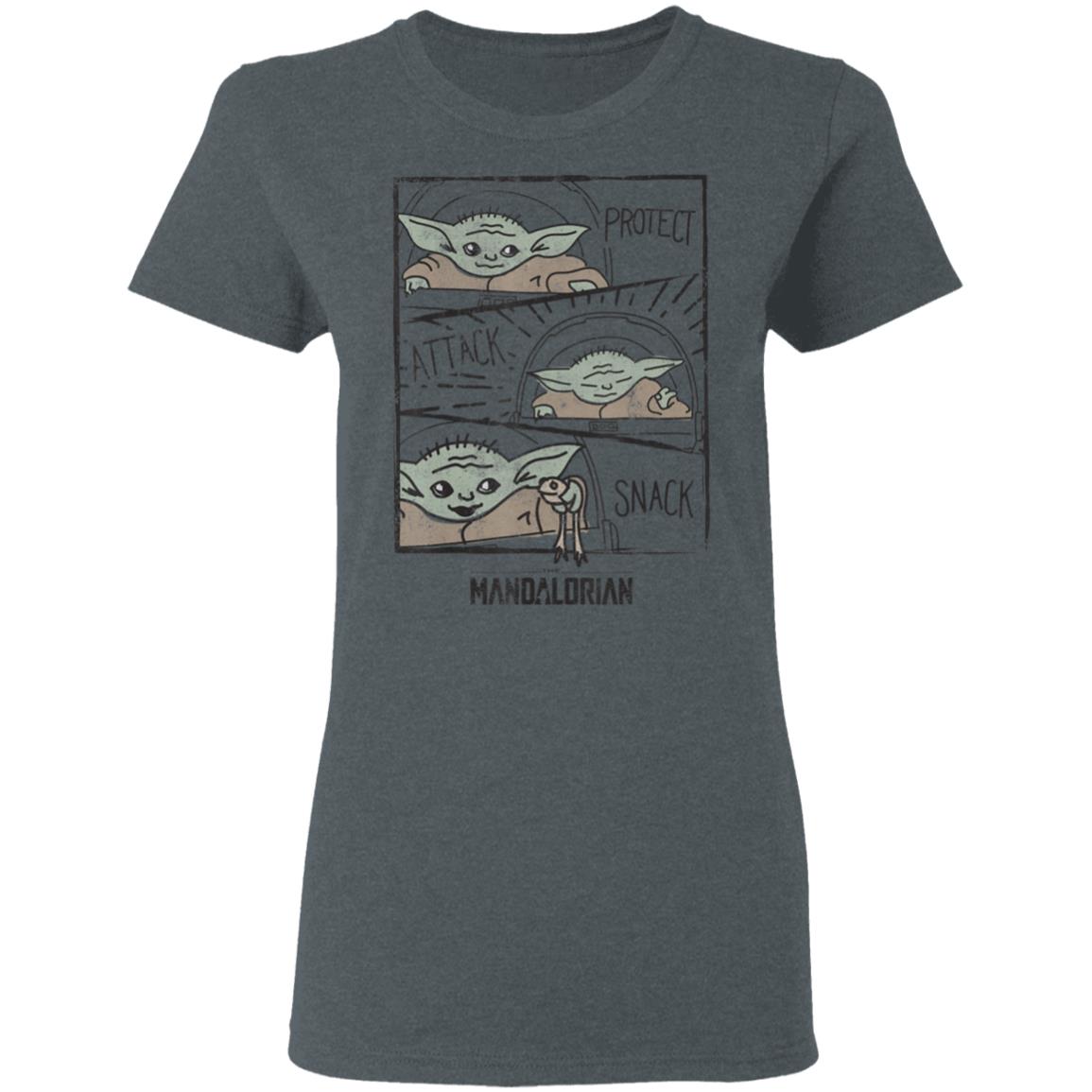 Star Wars The Mandalorian The Child Baby Yoda Protect Attack Snack Shirt Hoodie Star Wars The Mandalorian The Child Baby Yoda Protect Attack Snack Shirt Hoodie