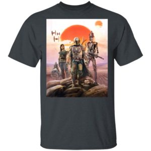 Star Wars The Mandalorian Group Shirt Hoodie Long Sleeve