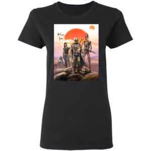 Star Wars The Mandalorian Group Shirt Hoodie Long Sleeve