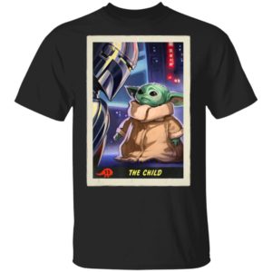 Star Wars The Mandalorian The Child Baby Yoda Trading Card Shirt