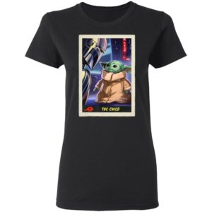 Star Wars The Mandalorian The Child Baby Yoda Trading Card Shirt