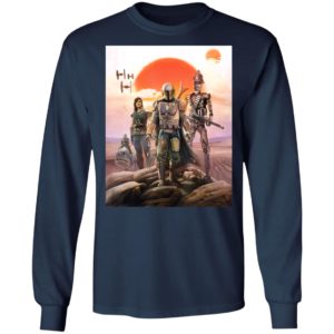 Star Wars The Mandalorian Group Shirt Hoodie Long Sleeve